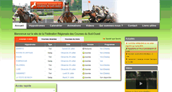 Desktop Screenshot of lescourseshippiquesregionalessudouest.com